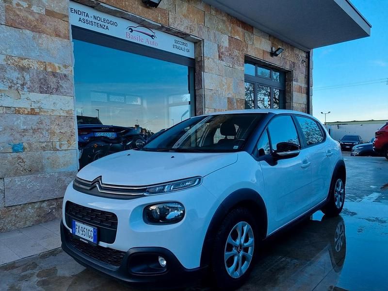 Bianco Usata 2019 Citroën C3 Feel Furgone | 6500 € (Buon prezzo) - Immagine 1/4