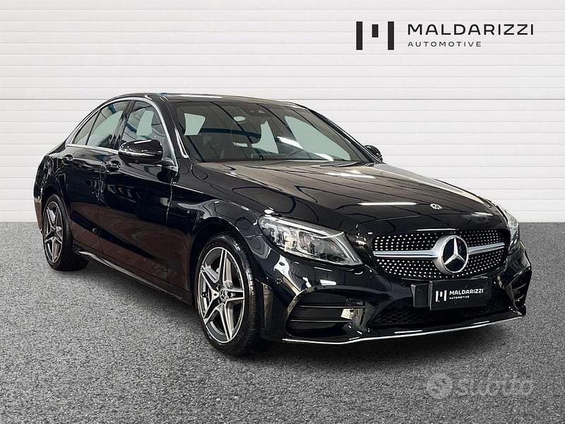Usata Mercedes C220 Premium 194 CV (142 kW) 2019 Nero Berlina