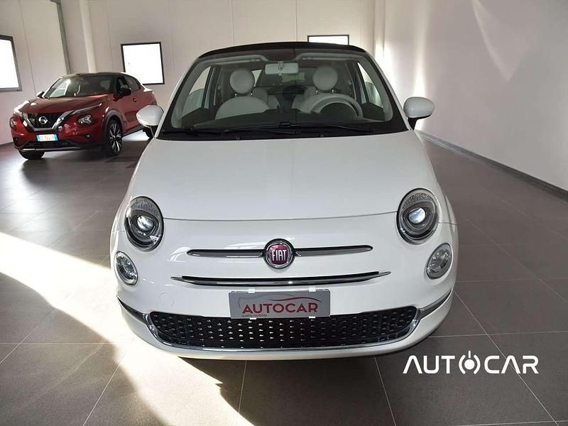 Usata Fiat 500C Lounge 69 CV (50 kW) 2019 Bianco Cabrio