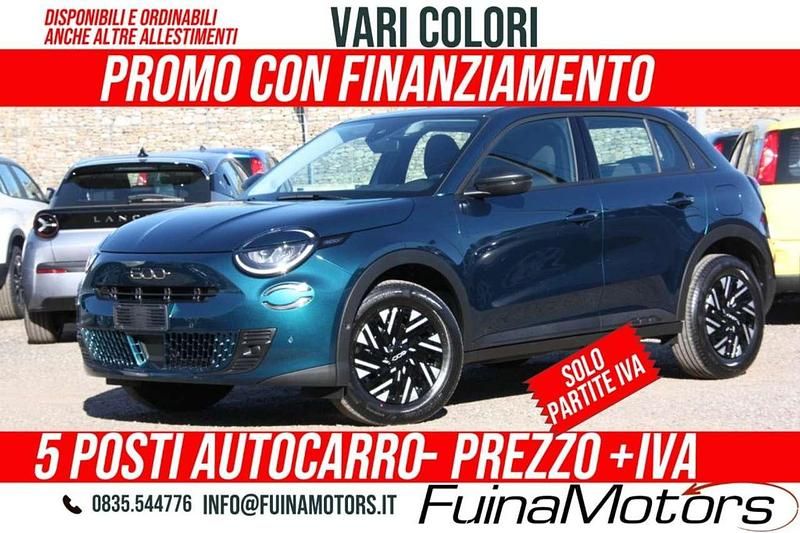 Nuova Fiat 600 110 CV (80 kW) 2026 Bianco SUV
