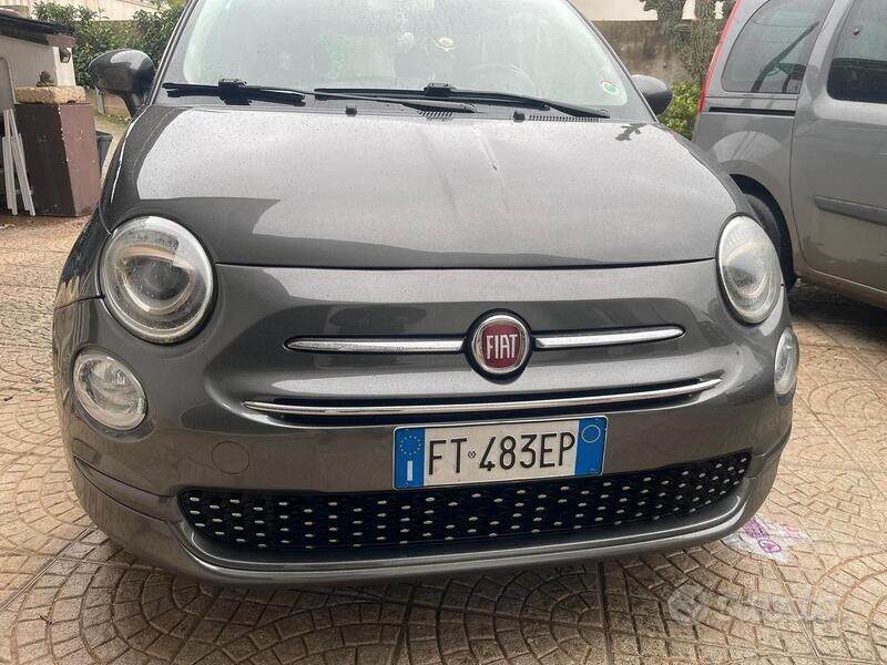 Grigio Usata 2018 Fiat 500 Due volumi | 8900 € - Immagine 1/4