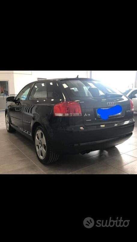 Usata Audi A3 Ambition 105 CV (77 kW) 2005 Nero Berlina