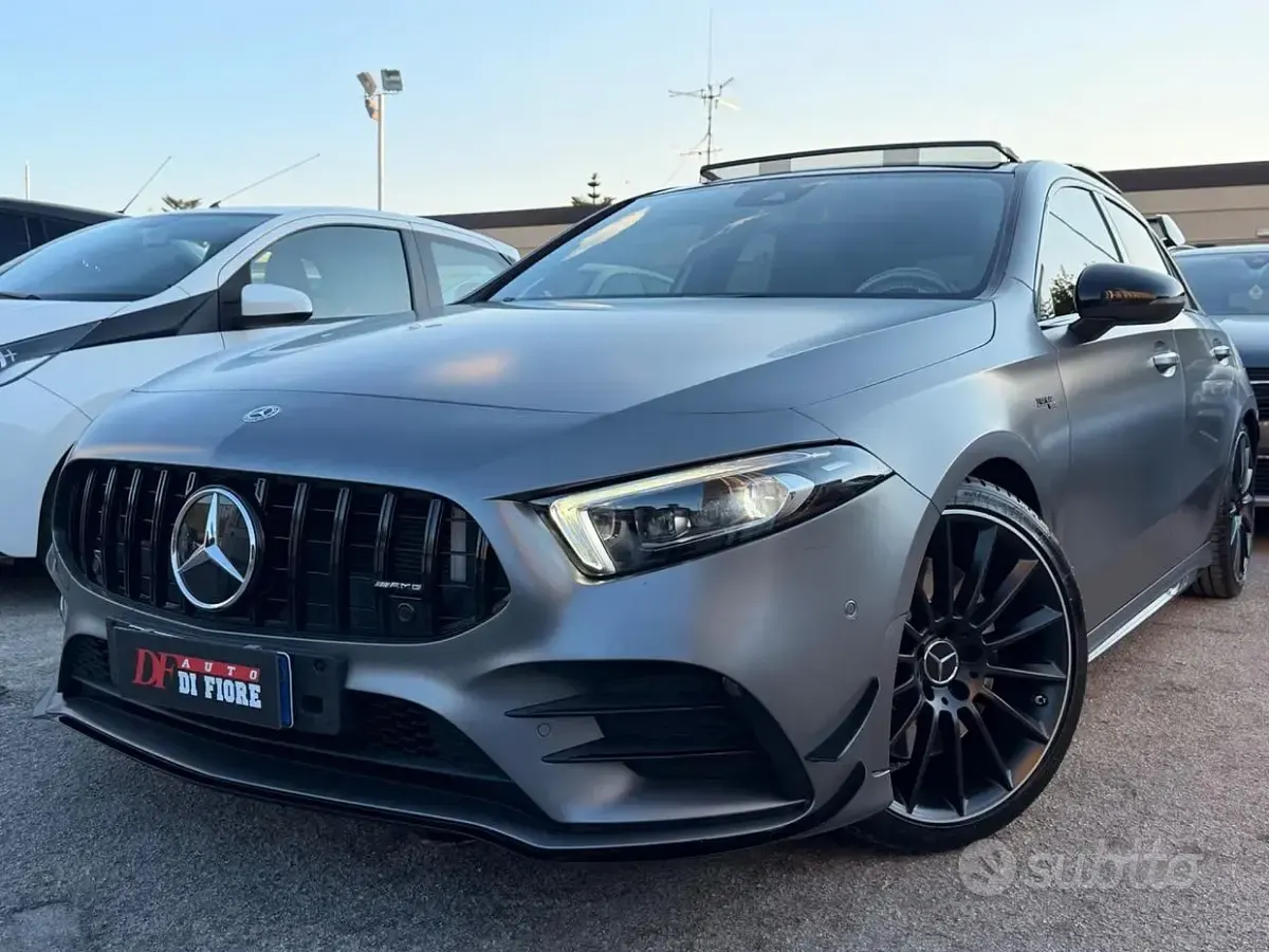 Usata Mercedes A35 AMG Luxury 306 CV (225 kW) 2020 Grigio Berlina