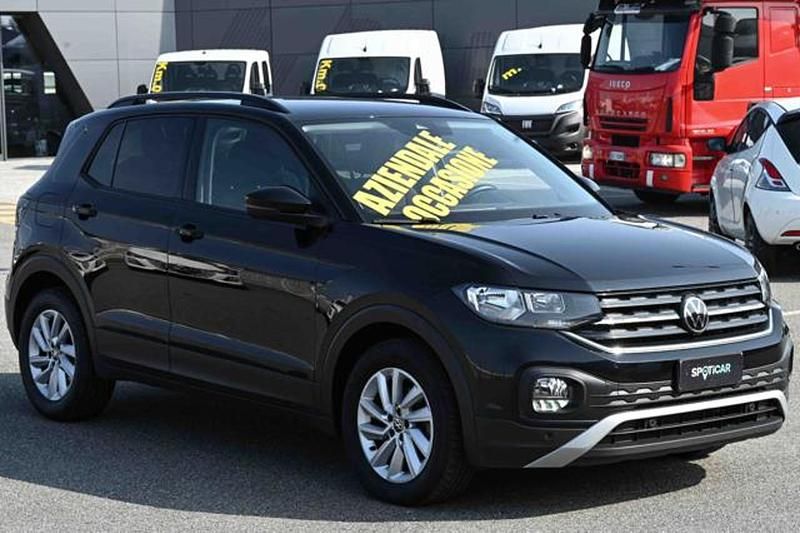 Usata VW T-Cross Advance 110 CV (80 kW) 2021 Nero SUV
