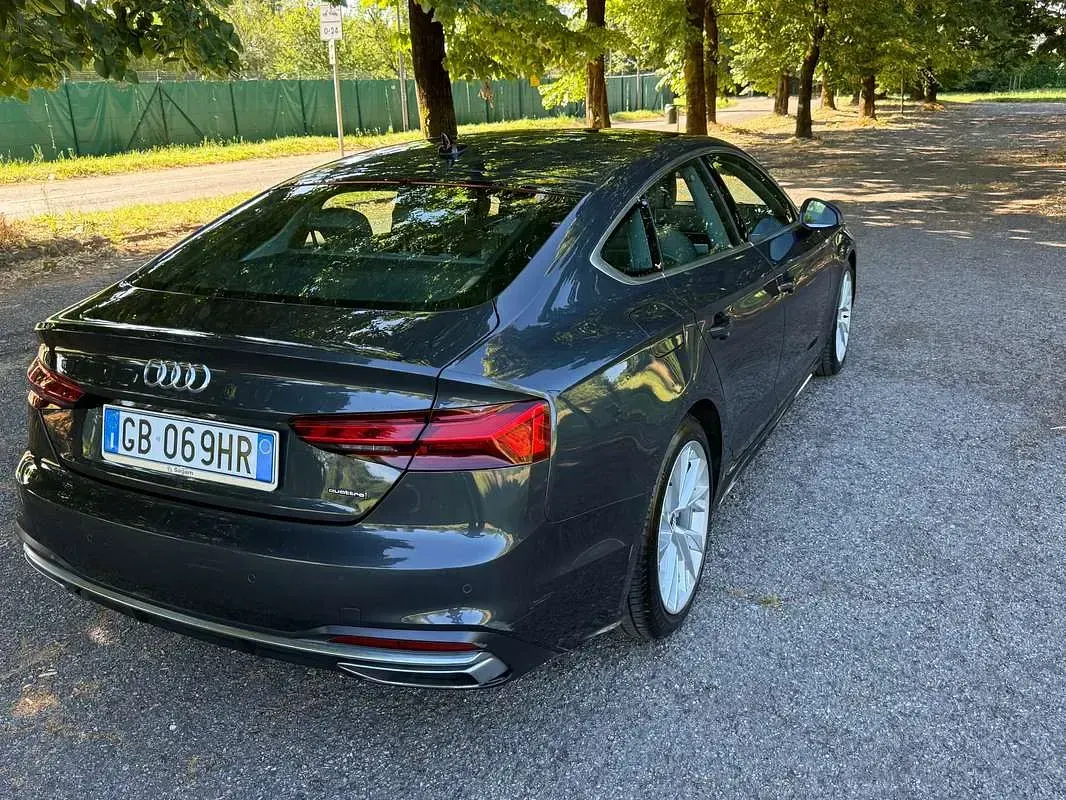Usata Audi A5 Sportback Advanced 265 CV (194 kW) 2020 Grigio Utilitaria