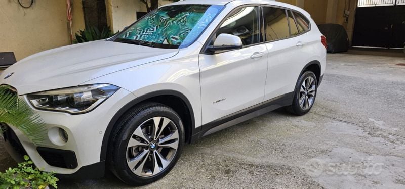 Usata BMW X1 Advantage 150 CV (110 kW) 2015 Bianco SUV