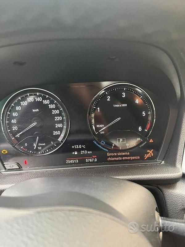 Usata BMW 218 150 CV (110 kW) 2018 Bianco Monovolume