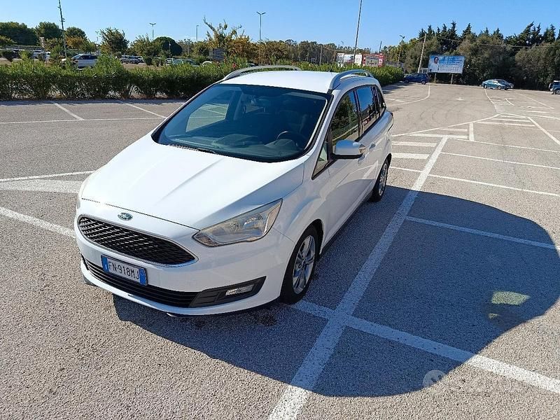 Usata Ford Grand C-Max 120 CV (88 kW) 2018 Bianco Monovolume