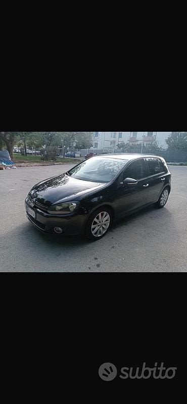 Usata VW Golf VII 160 CV (117 kW) 2012 Nero Utilitaria