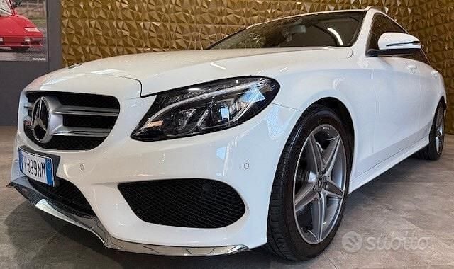 Usata Mercedes C200 Premium 136 CV (100 kW) 2019 Bianco Station wagon