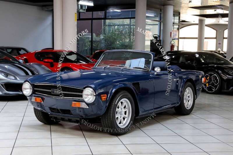 Usata Triumph TR6 200 CV (147 kW) 1976 Royal blue Cabrio