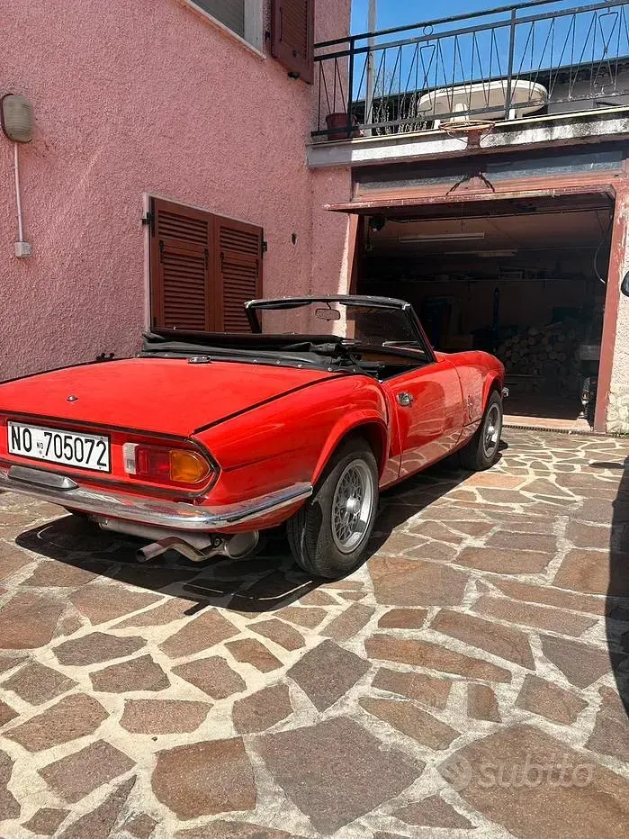 Usata Triumph Spitfire 1970 Rosso Cabrio