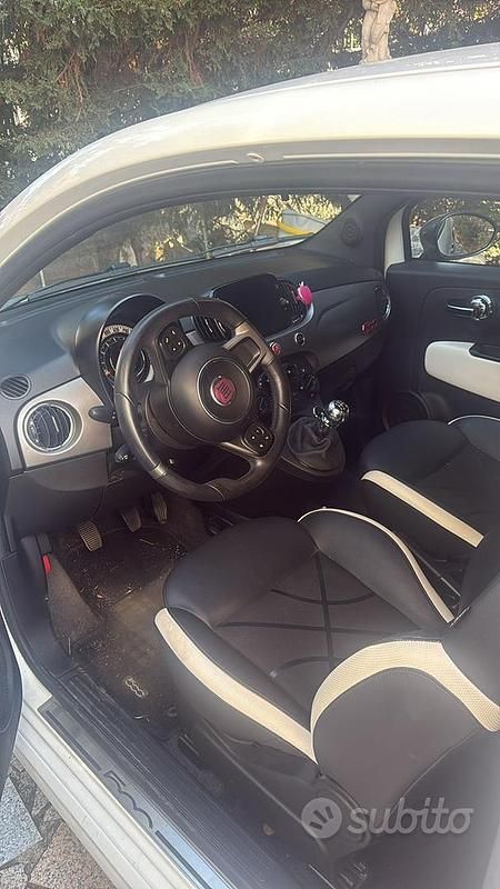 Usata Fiat 500 69 CV (50 kW) 2013 Bianco Utilitaria