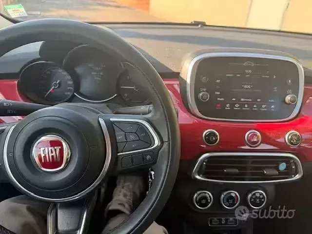 Usata Fiat 500X 95 CV (69 kW) 2019 Rosso SUV