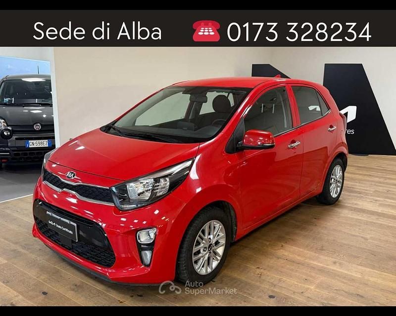 Usata Kia Picanto Style 67 CV (49 kW) 2021 Rosso Utilitaria