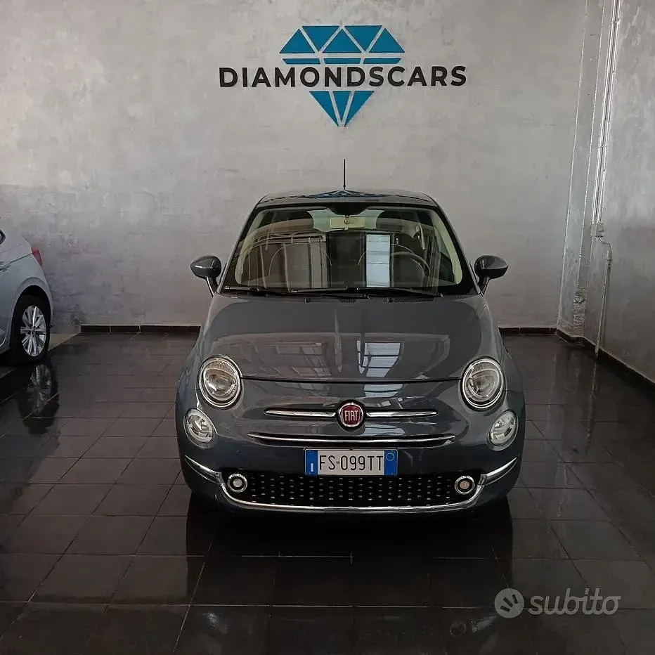 Usata Fiat 500 Lounge 69 CV (50 kW) 2018 Grigio Berlina