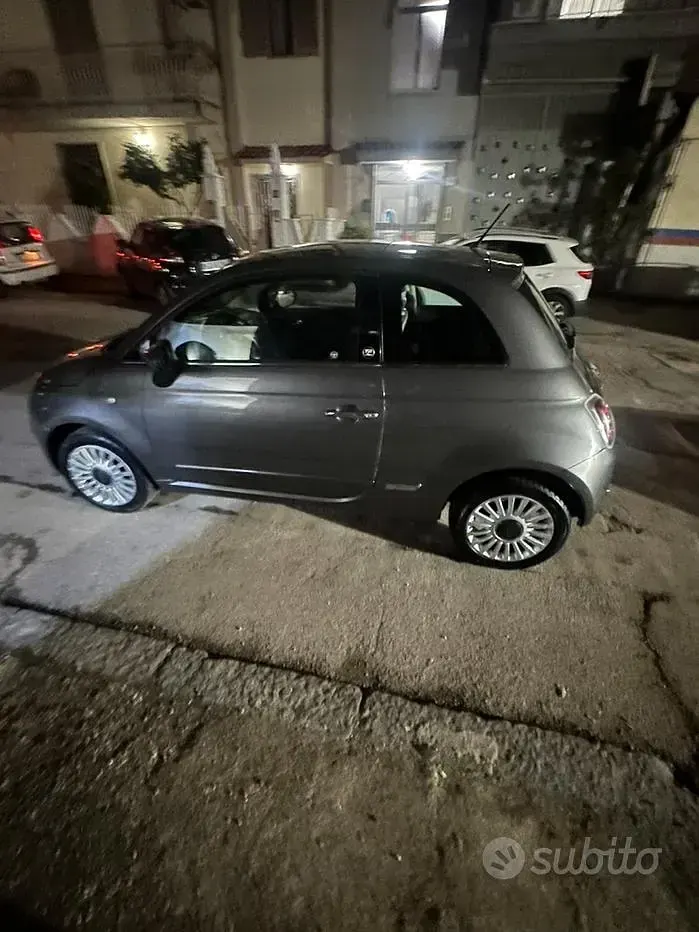 Usata Fiat 500 Pop 69 CV (50 kW) 2009 Grigio Cabrio