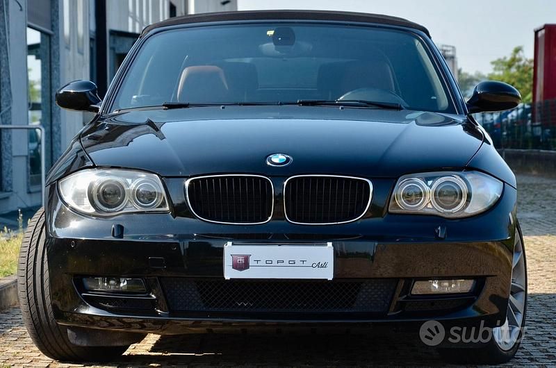 Usata BMW 125 Cabriolet Efficient Dynamics 218 CV (160 kW) 2008 Nero Cabrio