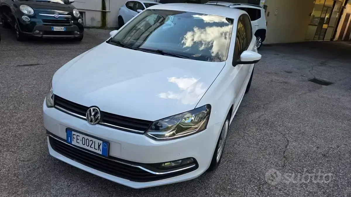 Usata VW Polo Business 90 CV (66 kW) 2016 Bianco Berlina