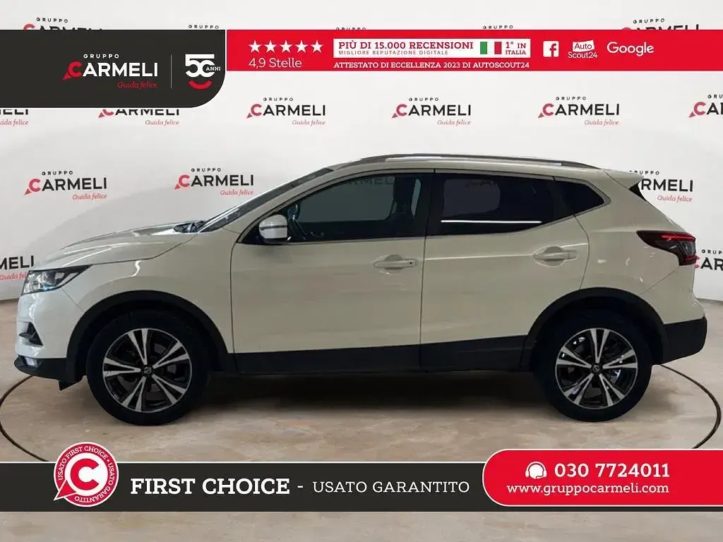 Usata Nissan Qashqai Acenta Premium 140 CV (102 kW) 2021 Bianco SUV