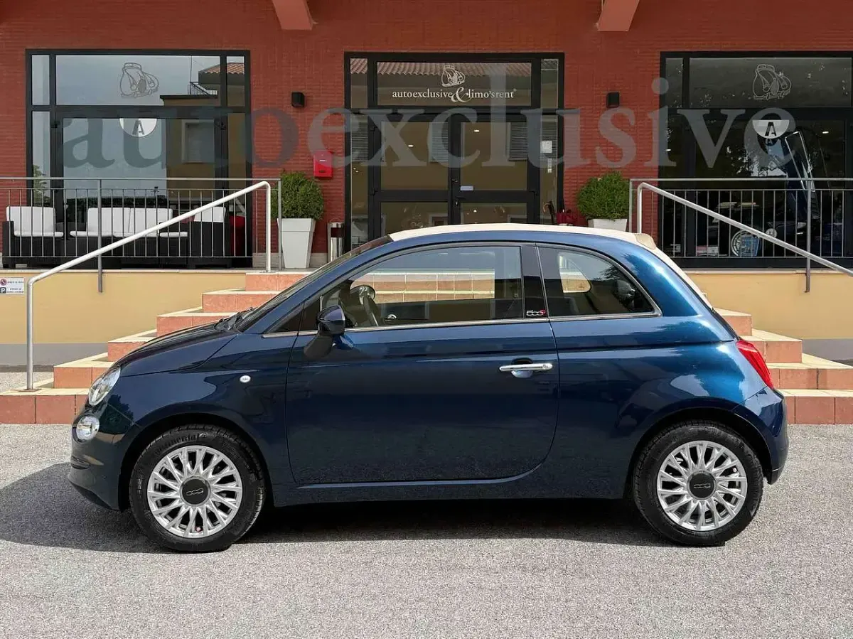 Usata Fiat 500C Lounge 69 CV (50 kW) 2018 Blu/azzurro Cabrio