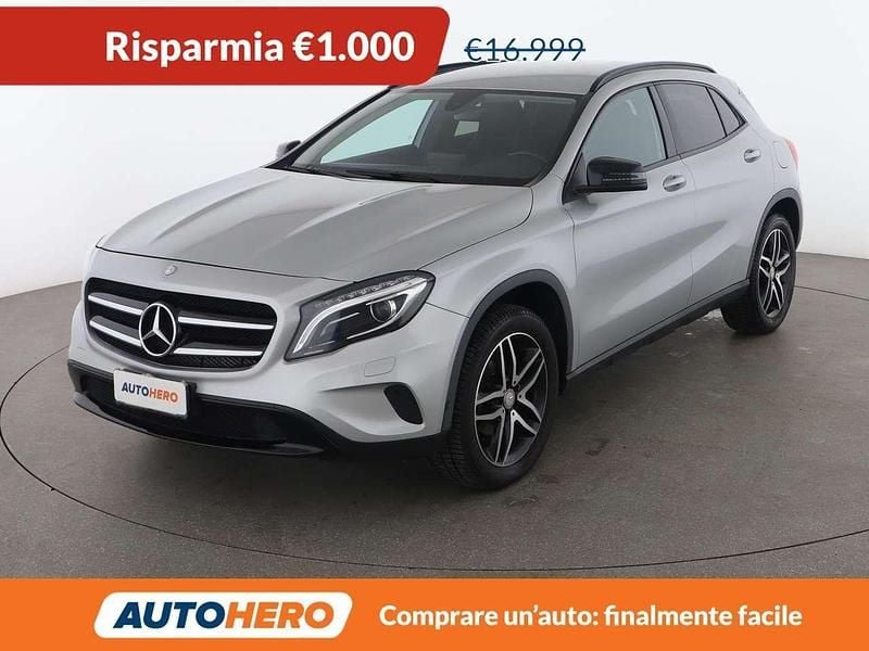 Usata Mercedes GLA200 136 CV (100 kW) 2016 Argento SUV