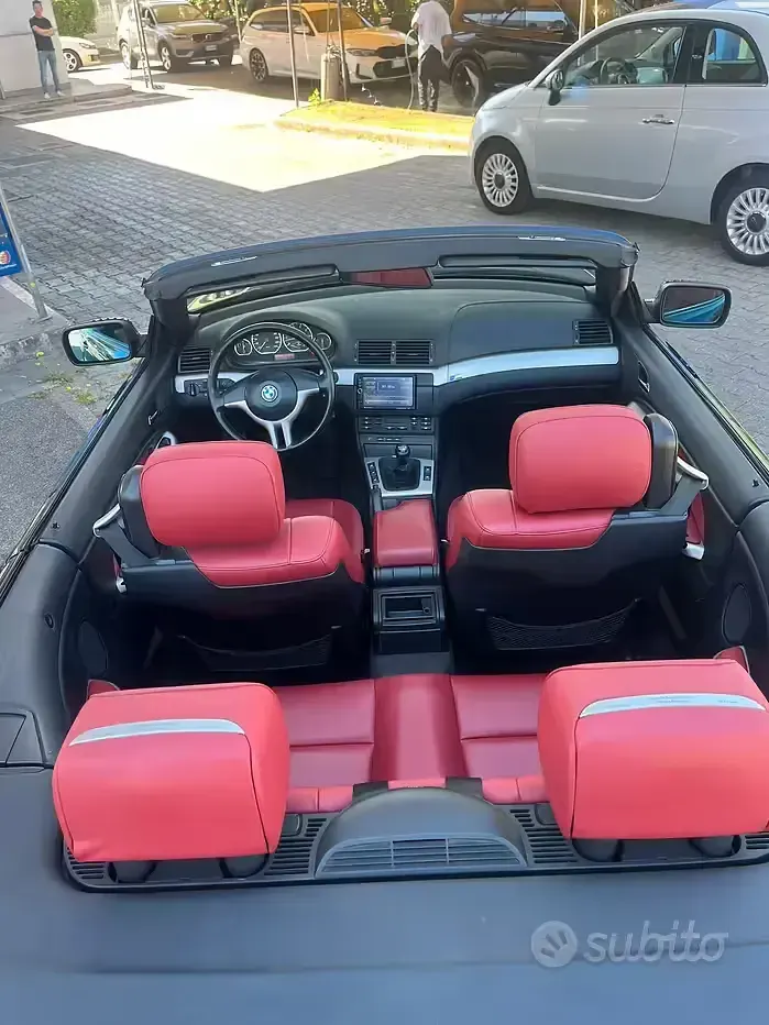 Usata BMW 318 Cabriolet 143 CV (105 kW) 2003 Blu Cabrio