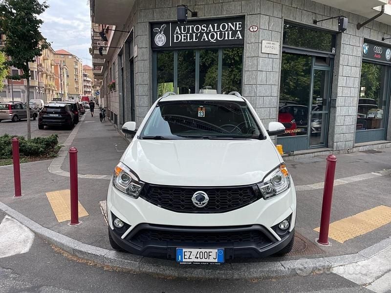Usata Ssangyong (KGM) Korando 150 CV (110 kW) 2015 Bianco SUV