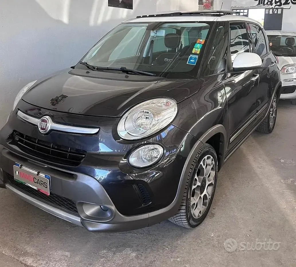 Usata Fiat 500L Trekking 85 CV (62 kW) 2014 Nero Monovolume