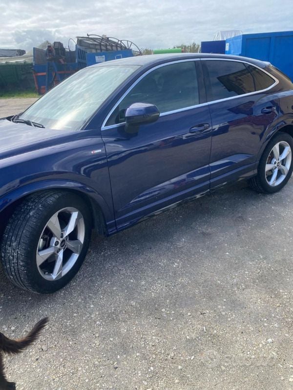 Usata Audi Q3 S-Line 150 CV (110 kW) 2021 Blu SUV