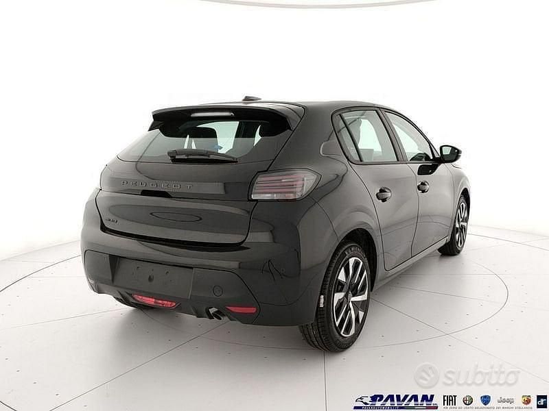 Nuova Peugeot 208 Style 2025 Nero Utilitaria