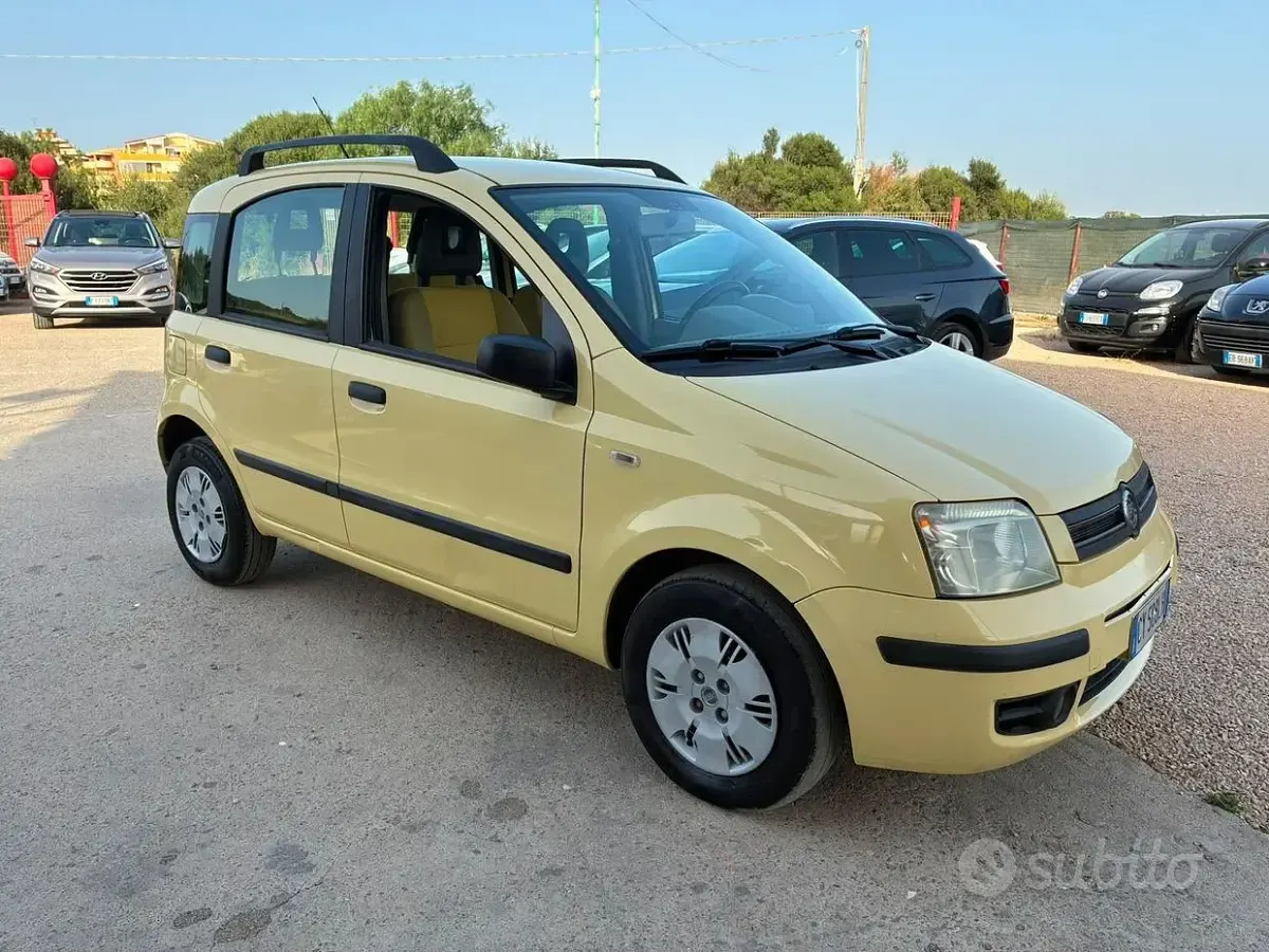 Usata Fiat Panda 60 CV (44 kW) 2006 Giallo Utilitaria