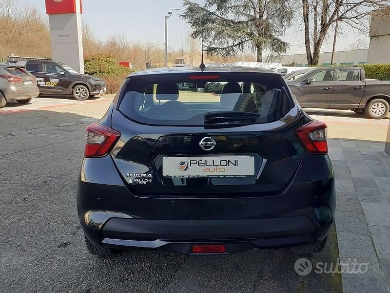 Usata Nissan Micra Acenta 90 CV (66 kW) 2018 Nero Utilitaria