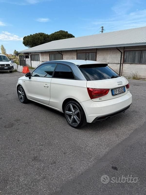 Usata Audi A1 S-Line 86 CV (63 kW) 2013 Bianco Utilitaria