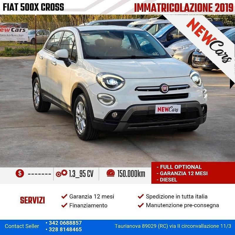 Usata Fiat 500X Cross 95 CV (69 kW) 2019 Bianco SUV