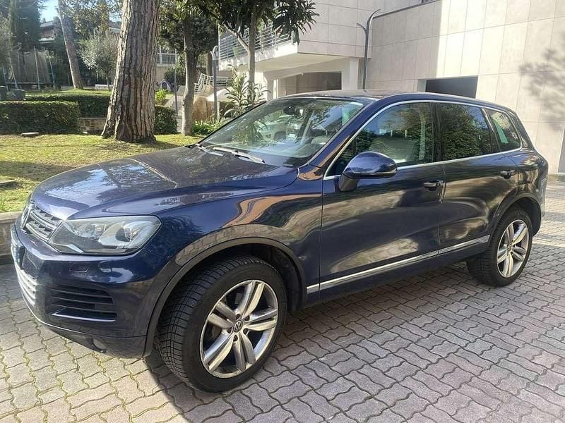 Usata VW Touareg Executive 262 CV (192 kW) 2017 Blu/azzurro SUV
