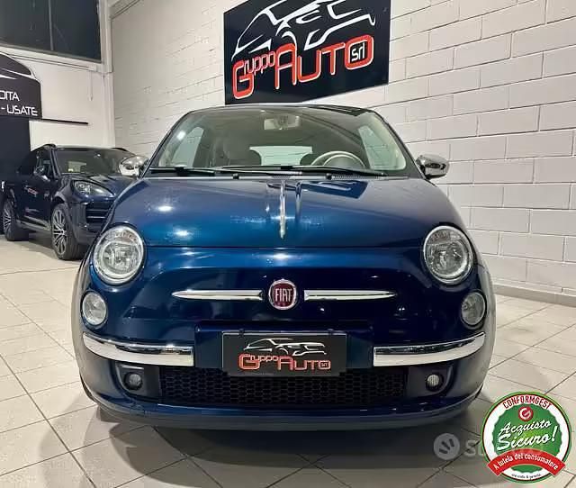 Usata Fiat 500C Lounge 69 CV (50 kW) 2013 Blu Cabrio