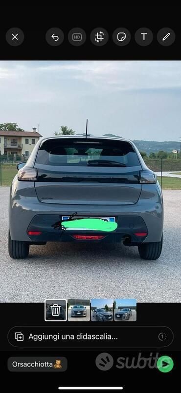 Usata Peugeot 208 2024 Grigio Utilitaria