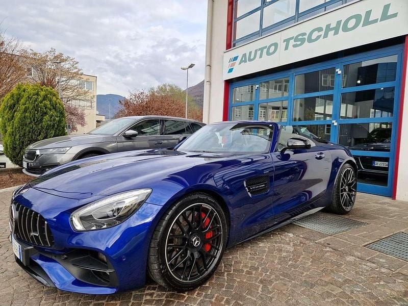 Usata Mercedes AMG GT AMG 557 CV (409 kW) 2018 Brillant blau metallic Cabrio