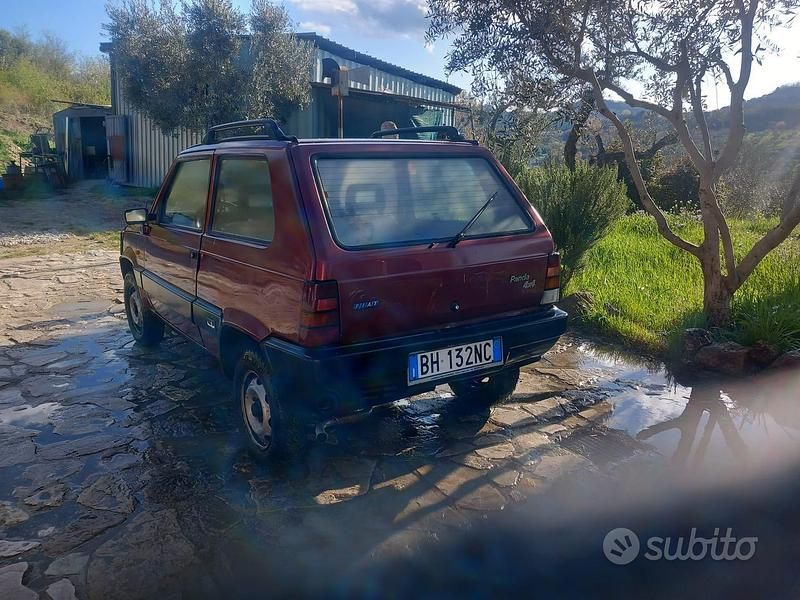 Usata Fiat Panda 4x4 1987 Rosso Utilitaria