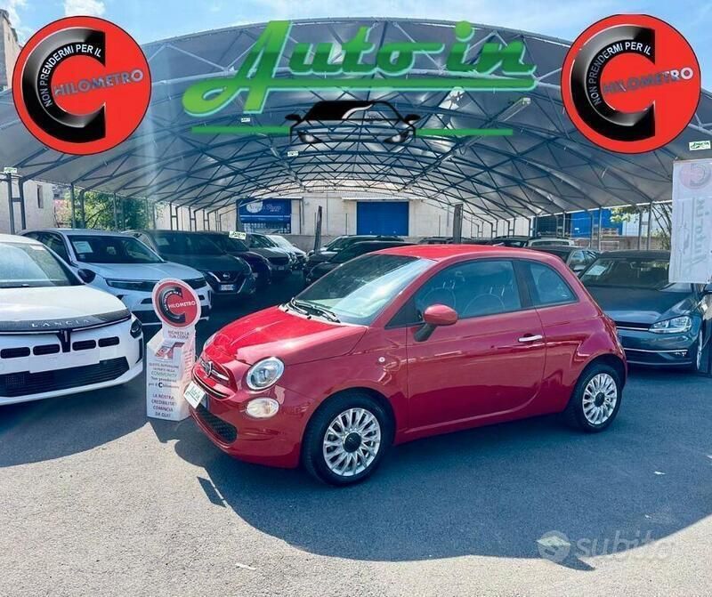 Usata Fiat 500 Lounge 70 CV (51 kW) 2021 Rosso Berlina