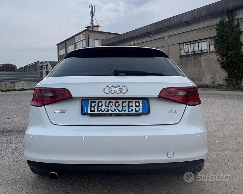 Usata Audi A3 2013 Bianco Berlina