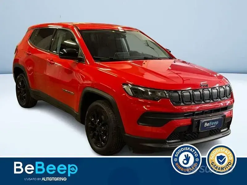 Usata Jeep Compass Longitude 131 CV (96 kW) 2022 Rosso metallizzato SUV