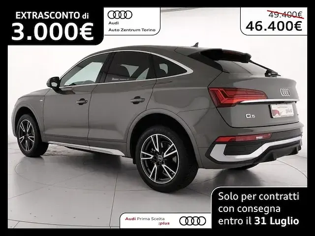 Usata Audi Q5 Sportback S-Line 204 CV (150 kW) 2024 Grigio chronos metallizzato SUV
