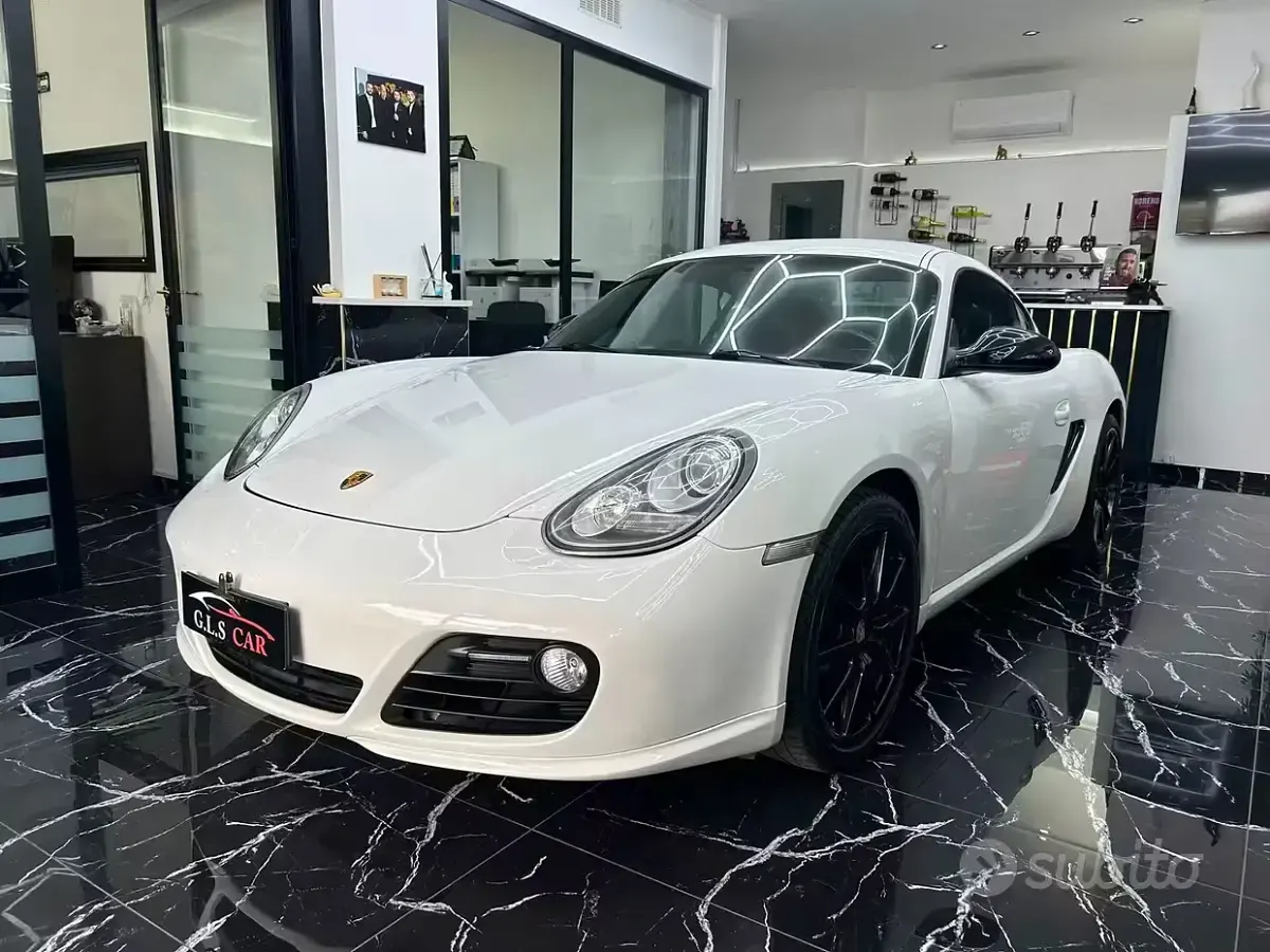 Usata Porsche Cayman 320 CV (235 kW) 2011 Bianco Coupé