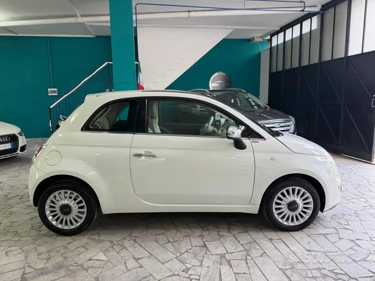 Usata Fiat 500 75 CV (55 kW) 2010 Bianco Berlina