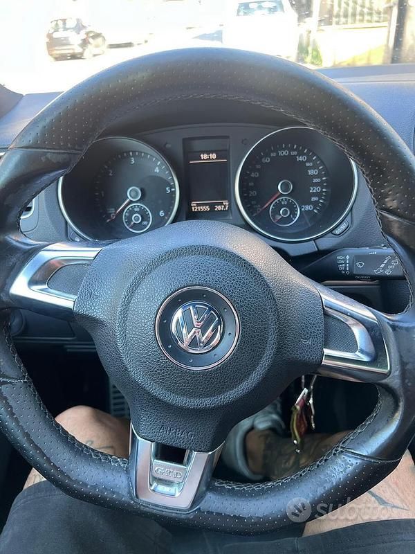 Usata VW Golf VI GTD 170 CV (125 kW) 2010 Grigio Utilitaria