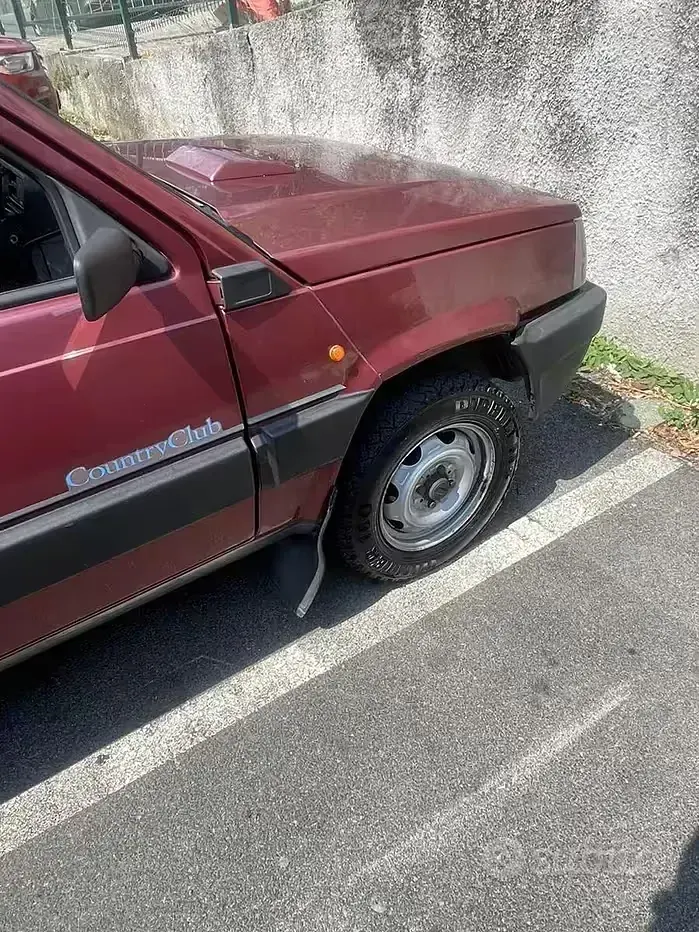 Usata Fiat Panda 4x4 50 CV (36 kW) 1993 Rosso Utilitaria