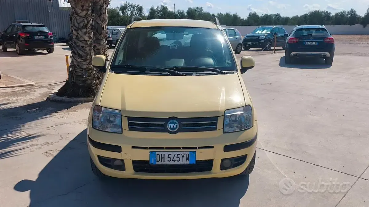 Usata Fiat Panda Dynamic 60 CV (44 kW) 2007 Giallo Utilitaria