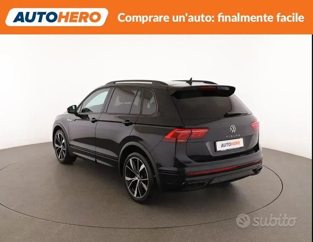 Usata VW Tiguan R-line 190 CV (139 kW) 2021 Nero SUV